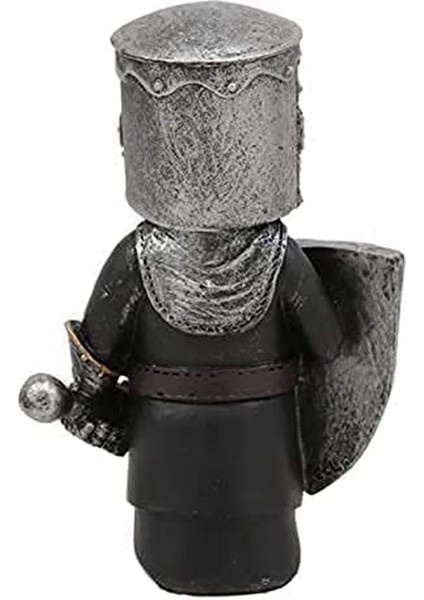 Şövalye Gnomes Muhafızı, Cüce Gnome Heykeli, Komik Bahçe Heykeli Açık Hava, Veranda Dekoru, Çim,, D (Yurt Dışından) indirimleri