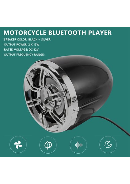 Motosiklet Ses Stereo Hoparlör Su Geçirmez Motosiklet Scooter Fm Radyo Bluetooth USB Tf Mp3 Müzik Çalar Kiti (Yurt Dışından) modelleri