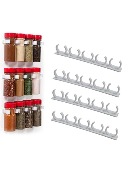 Mutfak Baharat Kavanoz Rafı Duvara Monte Yapışkan Baharat Şişeleri Tutucu (Yurt Dışından) fiyatları