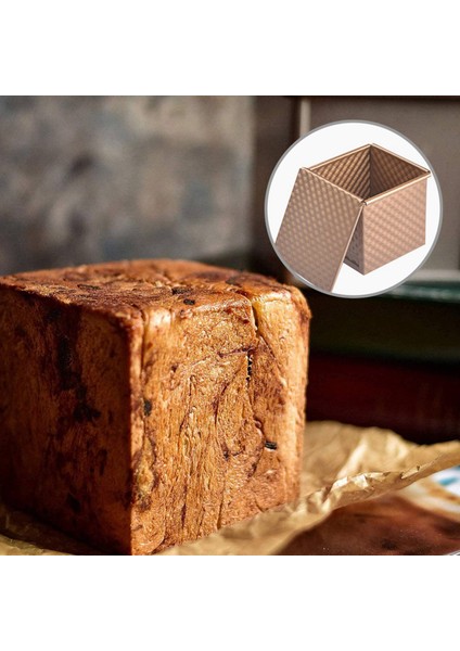 Pişirme Için 2x Somun Teneke, Karbon Çelik Yapışmaz Tost Kutusu, Kapaklı Ekmek Tost Kalıbı, Tost/sandviç/kek Kalıbı Için (Yurt Dışından) fiyatları