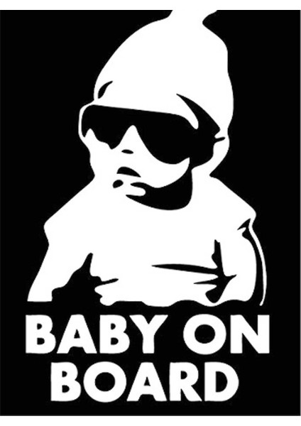 Bebek On Board Araba, Motorsiklet, Kask, Laptop,cam Sticker