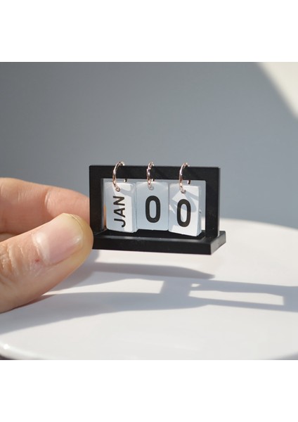 OB11 Mobilya Mini Takvim Modeli, Beyaz (Yurt Dışından) indirimleri