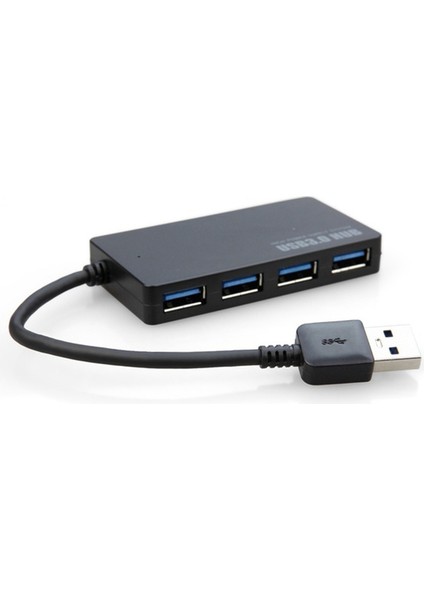 USB 3.0 Hub 4 Bağlantı Noktalı Yüksek Hızlı Ince Kompakt Genişletme Ayırıcı (Yurt Dışından)