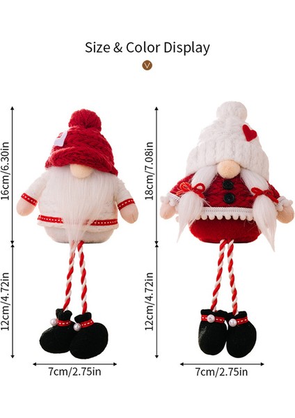 Yüzü Olmayan Gnome Peluş Bebek Santa Gnome Rudolph Bebek Kolye Hediye A (Yurt Dışından) modelleri