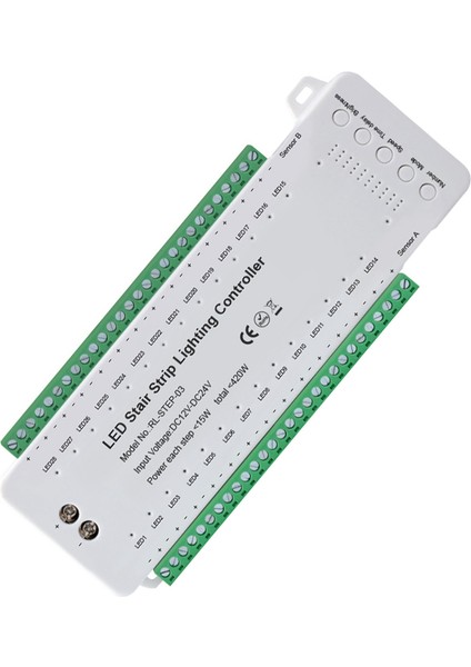 Merdiven LED Hareket Sensörü Kontrol Cihazı Akıllı Merdiven Indüksiyon Kontrol Cihazı LED Şerit Dimmer Merdiven Işık Kontrol Cihazı (Yurt Dışından)