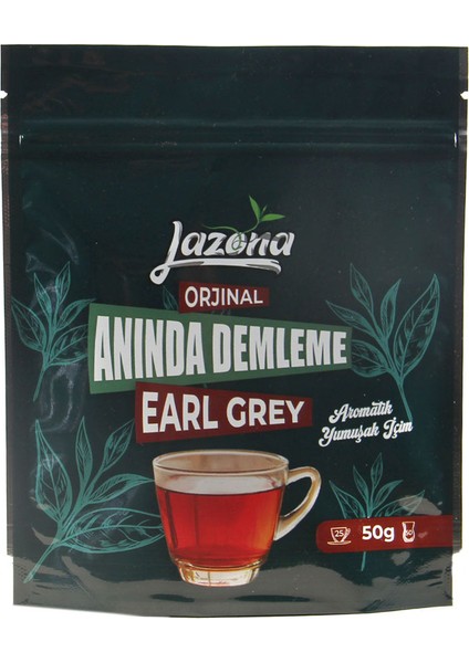 Anında Çay Demleme Earl Grey 25 Li Tek Dem Paket ( Bergamotlu )