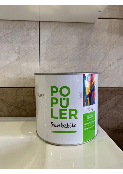 Popüler Sentetik Yağlı Boya 2.5 kg