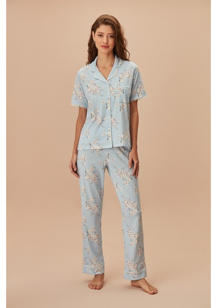 Sakura Maskülen Pijama Takımı