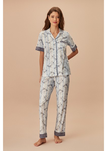 Almira Maskülen Pijama Takımı