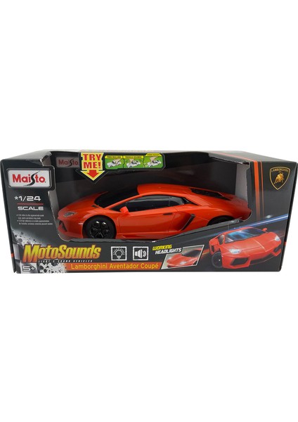 Maisto Tech Maisto Lamborghini Aventador Coupe Işıklı ve Sesli Model Araba 81221