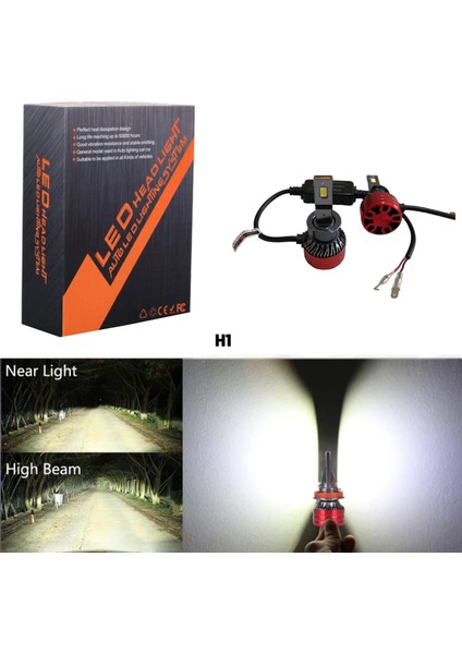 Peugeot 206 Hb 2008 H1 Sis Far Ampulü Csp LED Xenon Beyaz Renk