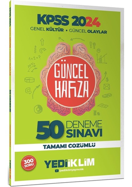 2024 KPSS Genel Kültür Güncel Olaylar Tamamı Çözümlü 50 Deneme Sınavı