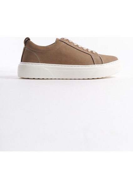 Mbnbkm3-Vz Erkek Nubuk Deri Vizon Sneaker & Spor Ayakkabı