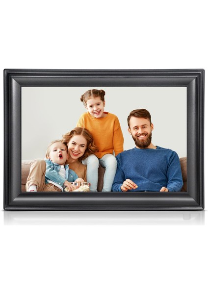 Wifi Dijital Resim Çerçevesi 10.1 Inc 1080P IPS Dokunmatik Siyah