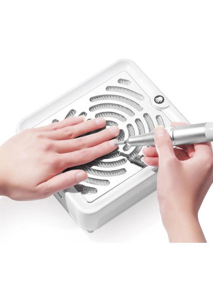 Manikür Için 40W Vakumlu Tırnak Toz Toplayıcı, Çiviler Için Tırnak Tozu Fanlı Elektrikli Süpürge (Yurt Dışından)