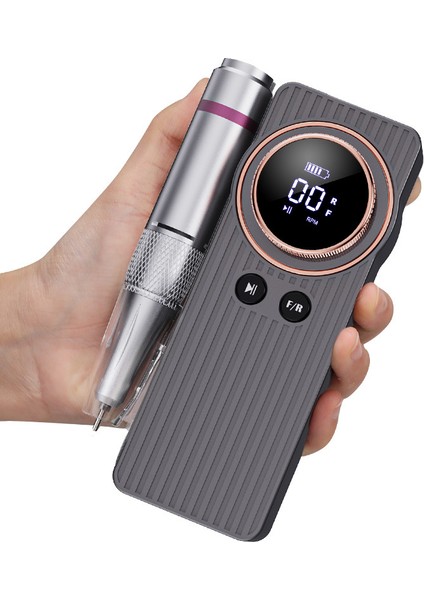 Elektrikli Tırnak Törpüsü, 35000 Rpm Şarj Edilebilir Taşınabilir Tırnak Matkap Manikür Pedikür Aracı (Yurt Dışından)