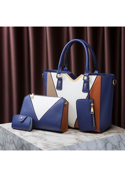 Kadın Çanta ve Çanta, Wemens Için Moda Omuz Çantası, Büyük Üst Saplı Satchel Crossbody Çanta Seti 4 Adet (Yurt Dışından)