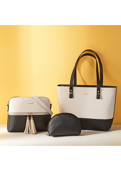 Kadınlar Için 3 Parça Set Omuz Çantaları, Kadınlar Için Çantalar Omuz Çantaları Tote Satchel (Yurt Dışından)