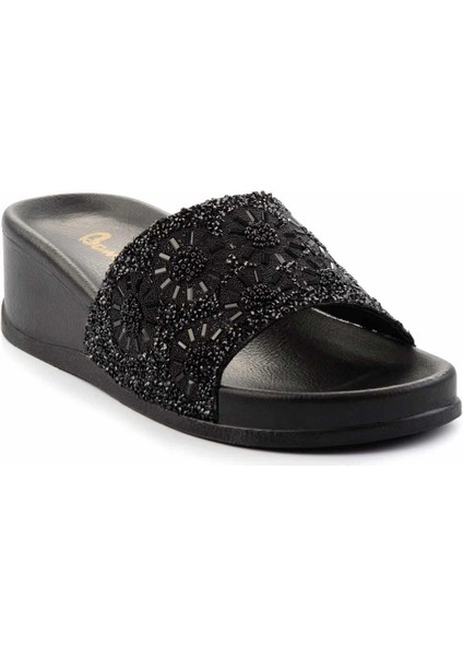 Kadın Terlik Düz Topuklu Şık Tasarım Göz Alıcı Taş Detaylarıyla Konforlu fiyatları