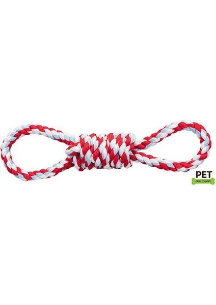 Köpek Oyuncak, İki Tarafı Tutamaçlı, 38cm