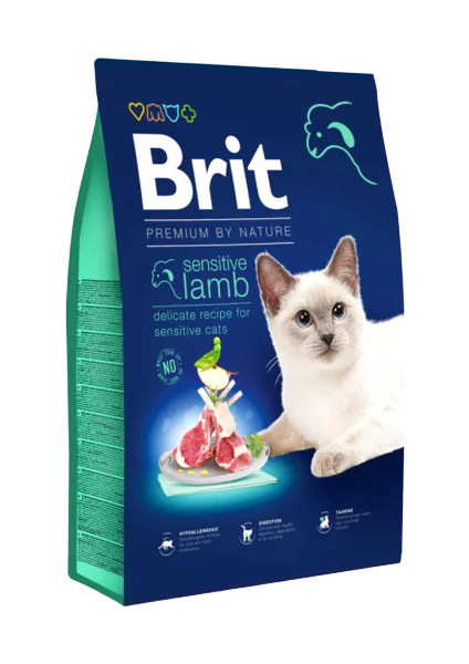 Brit Care Premium By Nature Hypo-Allergenic Sensitive Kuzu Etli Yetişkin Kedi Maması 8 Kg