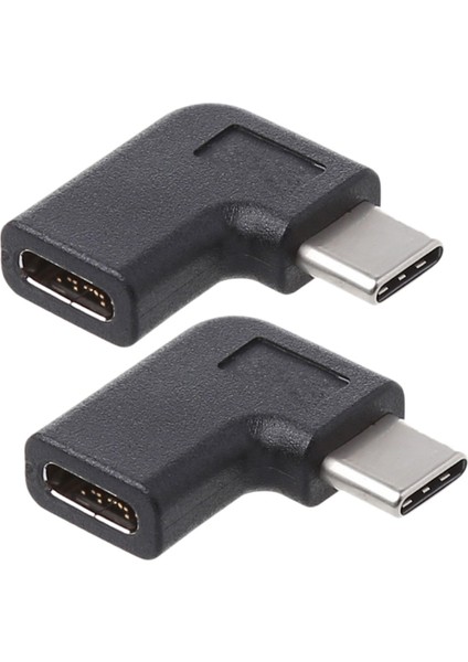 Dik Açılı USB 3.1 Tip C Erkek - Dişi Usb-C Dönüştürücü Adaptör (Yurt Dışından)