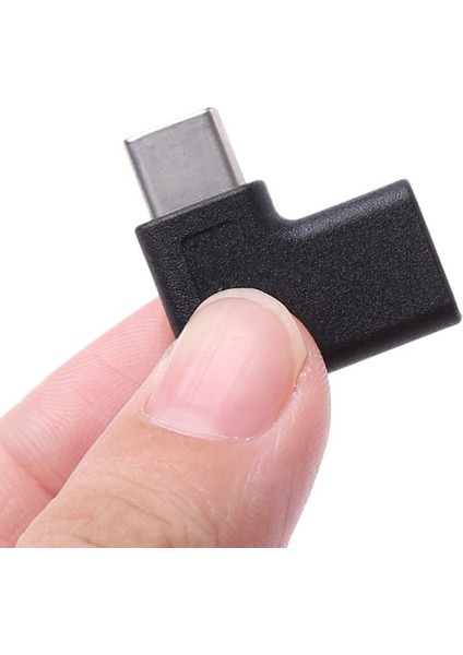 Dik Açılı USB 3.1 Tip C Erkek - Dişi Usb-C Dönüştürücü Adaptör (Yurt Dışından)