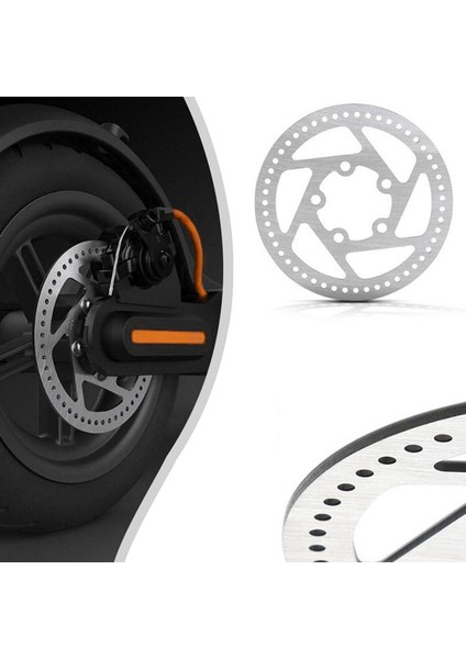 M365 M365 Pro Için 110MM Fren Diski ve Braket Seti Değişimi (Yurt Dışından)