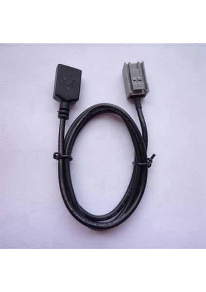 08+ Sonrası Anlaşma Için Araba 90 cm USB Dişi Bağlantı Noktası Kablosu Aux (Yurt Dışından)