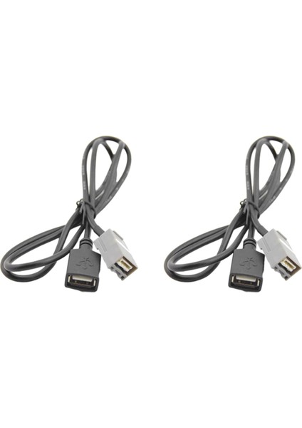 08+ Sonrası Anlaşma Için Araba 90 cm USB Dişi Bağlantı Noktası Kablosu Aux (Yurt Dışından) indirimleri