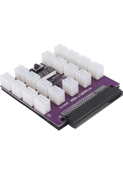 Btc Madenciliği Için Atx 17 x 6pin Breakout Board Dönüştürücü 12V (Yurt Dışından)