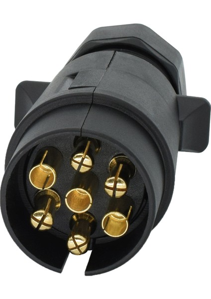 Araba 12V Için 7 Pin Avrupa Kanat Soketi + Fiş Çekme Çubuğu Konektörü (Yurt Dışından)