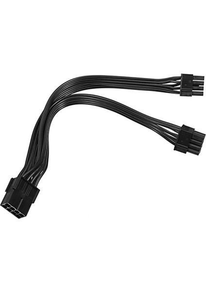 6 Adet 8p Dişiden Çifte 6+2pin Erkek Kart One In Two Güç Kablosu 20CM (Yurt Dışından)