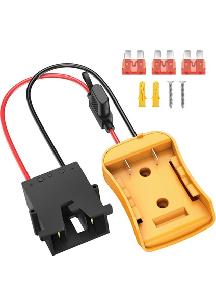 12V, 12AWG Kablo Için 40A Sigortalı Power Wheels Adaptörü (Yurt Dışından)