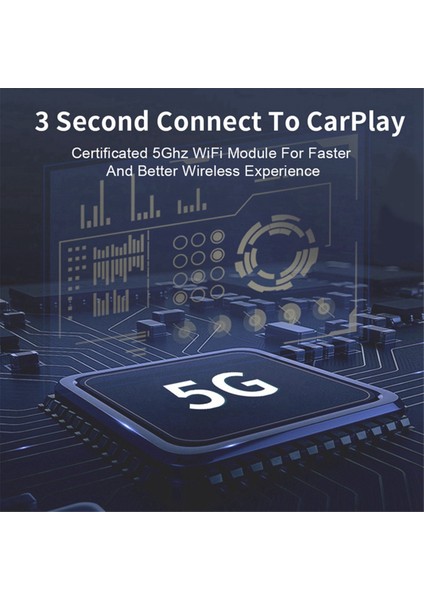 Radyo Desteğini Çıkarmadan USB Fişli Araç Stereosu Için Kablosuz Carplay Adaptörü 5g (Yurt Dışından)