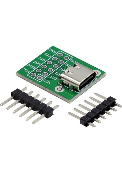 50PCS USB Type-C Dıp Pcb Konnektörü Pinboard Dip Pin Başlık Adaptörü (Yurt Dışından)