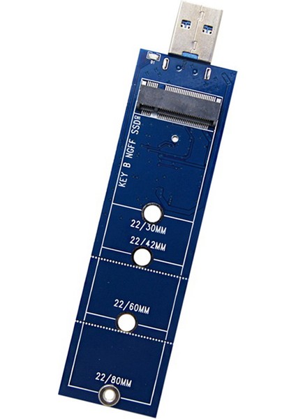 SSD M2 - USB Adaptörü M.2 - USB Adaptörü B Tuşu M.2 Sata Protokolü (Yurt Dışından)
