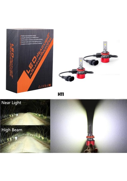 Toyota Rav 4 2010 H11 Sis Far Ampulü Csp LED Xenon Beyaz Renk