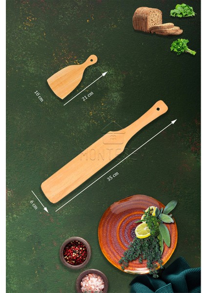 Zümrüt Serisi Ahşap Hamur Açma Oklavası Merdanesi Börek Seti 4 Lü Set Zmrset8 fırsatları