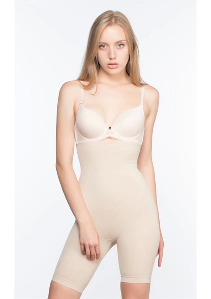 Ten Emay 2074 Yüksek Bel Desenli Double Uzun Paça Korse modelleri