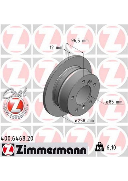 Fren Diski Arka Mercedes W463 B901 B904 . Vw Lt 28-35-46 18051