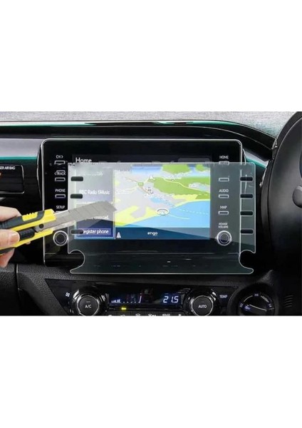 Toyota Hilux 8 Inç Multimedya Ekran Koruyucu Şeffaf Nano fiyatları