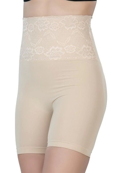 Ten Emay 2091 Önü Dantelli Yüksek Bel Boxer Korse fiyatları