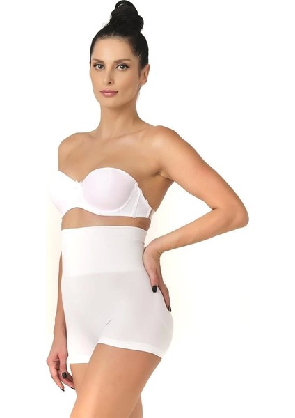 Beyaz Emay 2022 Pantolon Double Korse