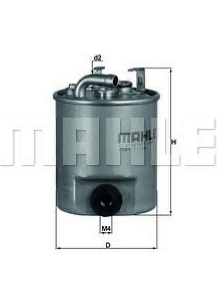 Yakit Filtresi Mercedes OM612 Sprinter 901 904 00 06 18051