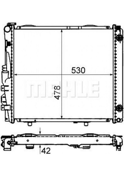 Motor Su Radyatoru Klimali Mercedes W124 S124 C124 A124 18051