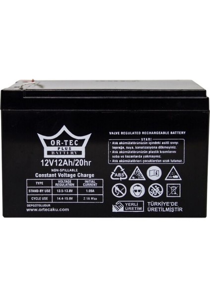 Pilsan Roket Çocuk Oyuncak Araba Aküsü 12V 12AH Akü Uyumlu Çocuk Araba Akü 12VOLT 12AMPER