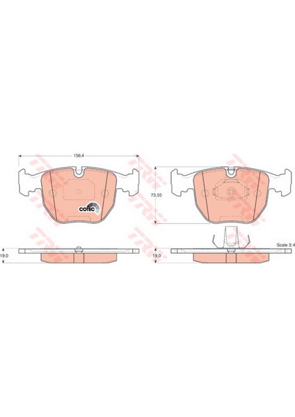 Fren Balatasi On Bmw E39 E38 X3 E83 X5 E53 18051