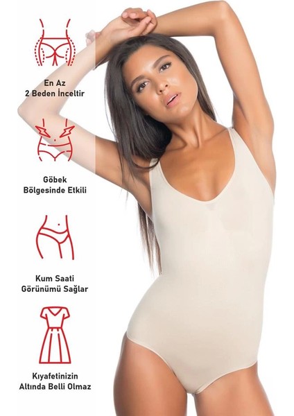 Ten Emay 2018 Kalın Askılı Body Korse fırsatları