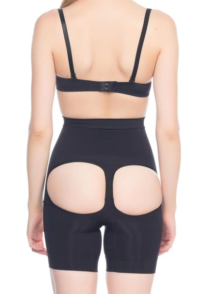 Siyah Emay 2032 Popo Açık Masajlı Boxer Korse fiyatları